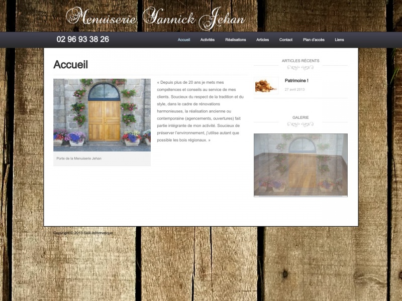 Yannick Jehan - Saint Brandan - http://www.menuiseriejehan.fr