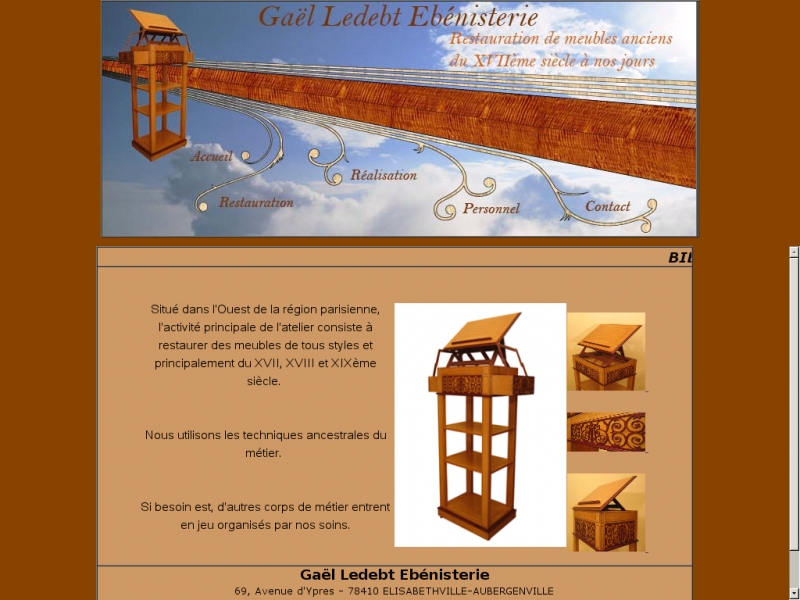 Gaël Ledebt - Elisabethville Aubergenville - http://gael.ledebt.ebeniste.free.fr