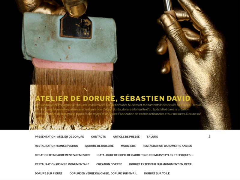 Atelier de Dorure - Sébastien David - Vernou-sur-Brenne