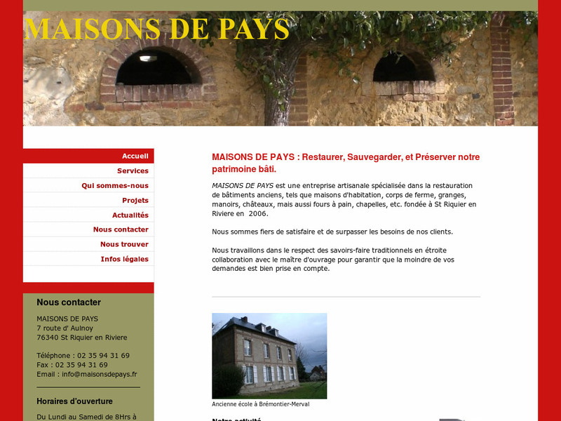 Maisons de Pays - François Carion - Saint Riquier en Rivière - http://www.maisonsdepays.fr