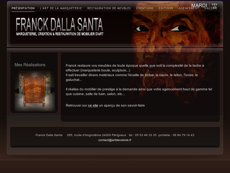 Franck Dalla Santa - Périgueux - http://www.artdecobois.fr