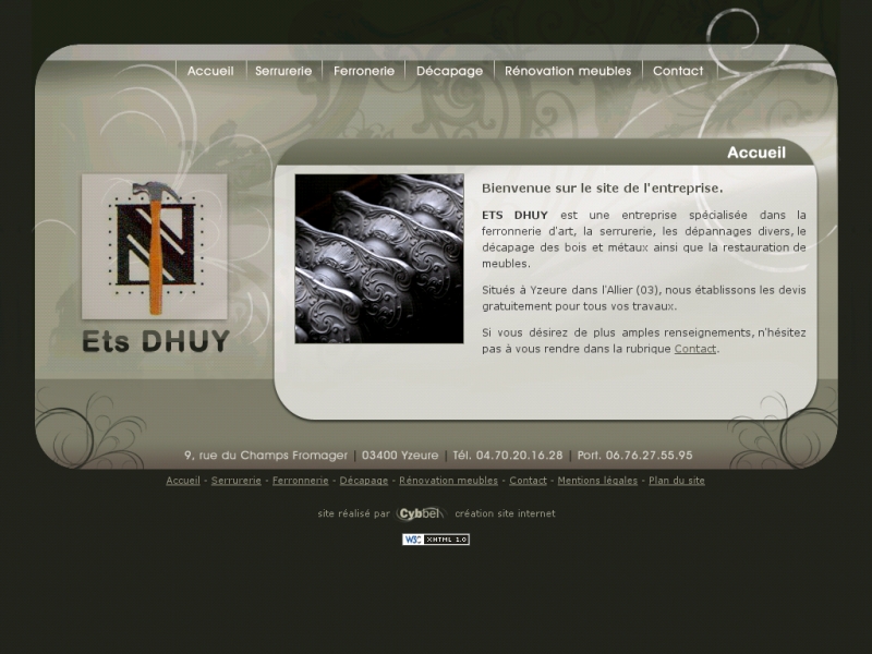 Ets Dhuy - Yzeure - http://www.ets-dhuy.fr