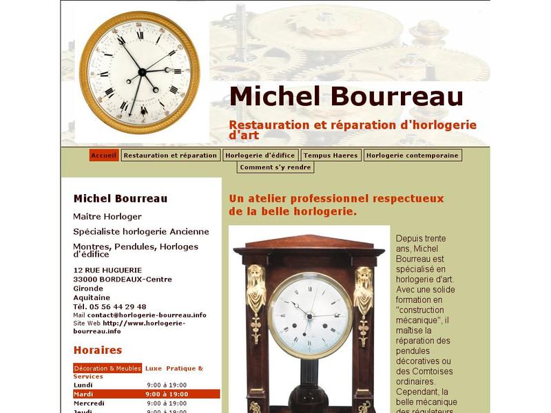 Michel Bourreau - Bordeaux - http://www.horlogerie-bourreau.info