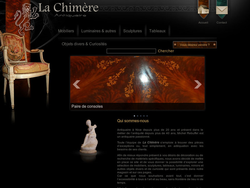 La Chimère - Nice - http://www.antiquaire-rebuffel.fr