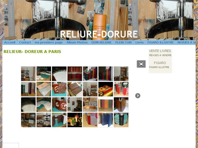 Reliuragde - Guy Ollier - Paris - http://relieur.e-monsite.com