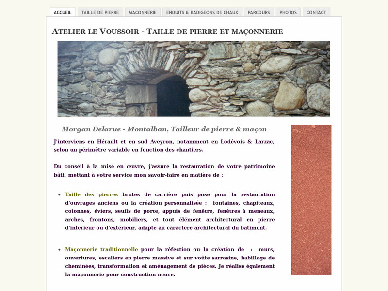 Atelier le Voussoir - Pegairolles de l'Escalette - http://www.atelierlevoussoir.fr
