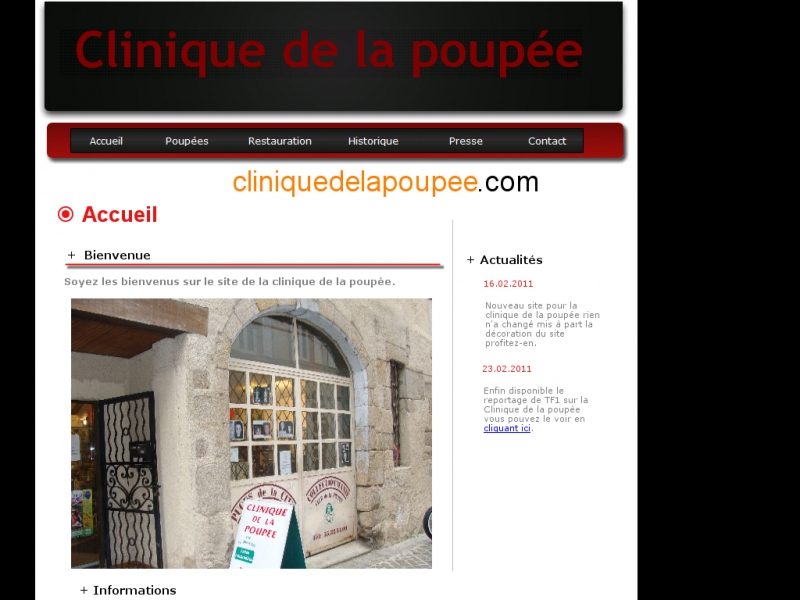 Clinique de la Poupée - Limoges - http://www.cliniquedelapoupee.com