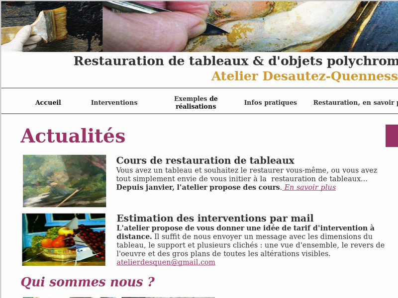 Atelier Desautez-Quennessen - Paris - http://www.atelierdesquen.fr