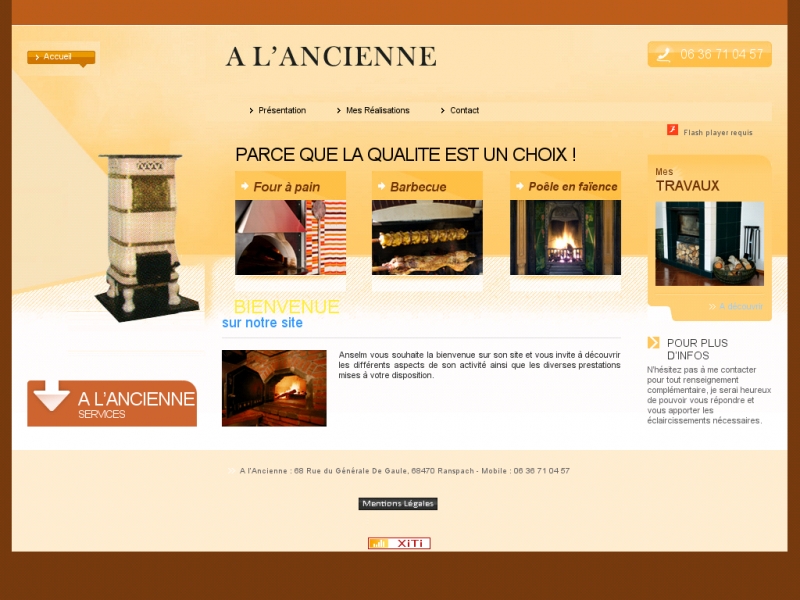 A l'Ancienne - Christophe Anselm - Ranspach - http://www.renovation-poele-alsace.com