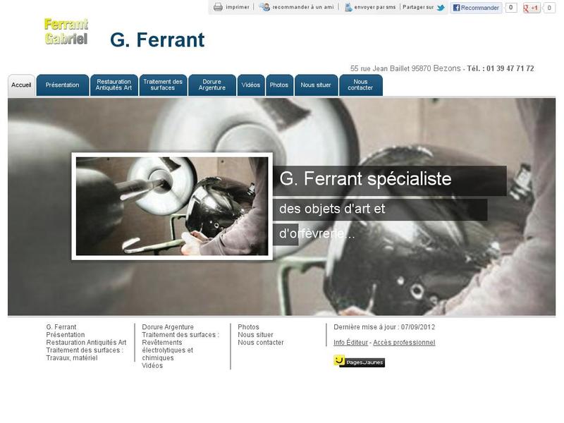 Gabriel Ferrant - Bezons - http://www.ferrant-chrome.fr