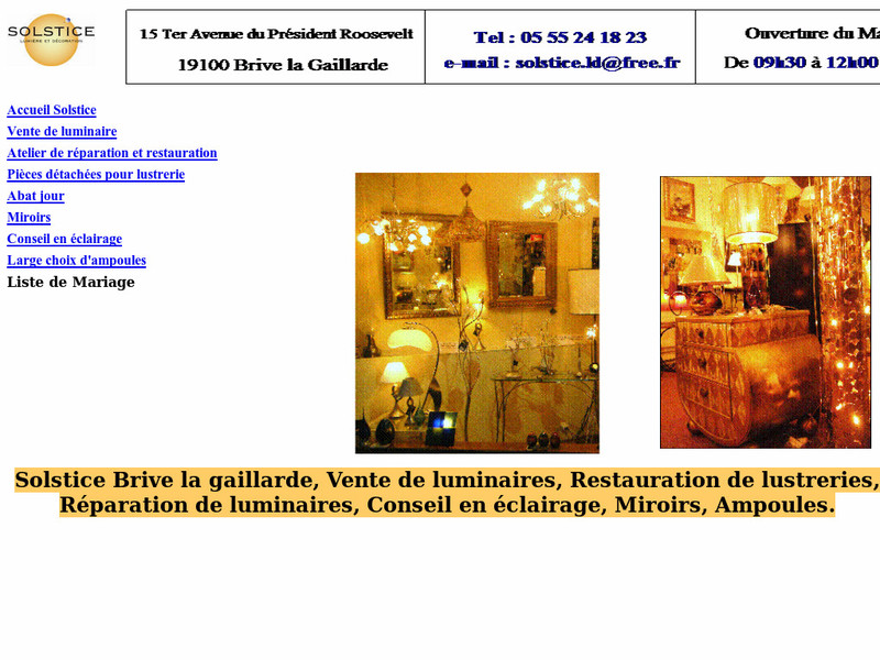 Solstice - Brive la Gaillarde - http://www.solstice-luminaire.com