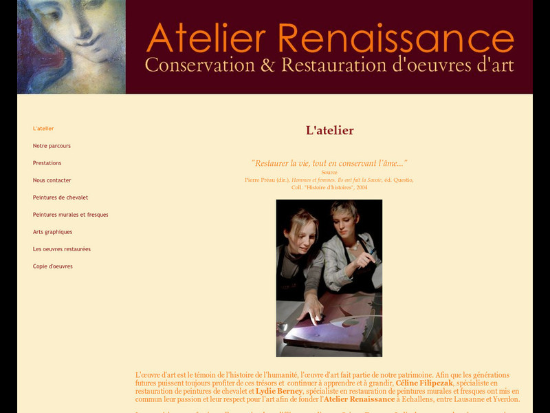 Atelier Renaissance - Echallens - http://www.atelierenaissance.com