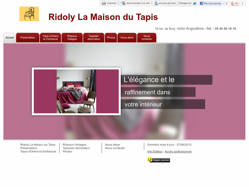 Ridoly - Angoulême - http://www.ridoly-maison-du-tapis.fr