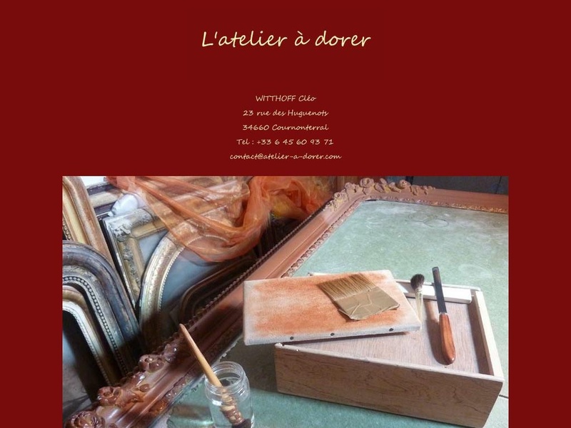 L'Atelier à Dorer - Cournonterral - http://www.atelier-a-dorer.com