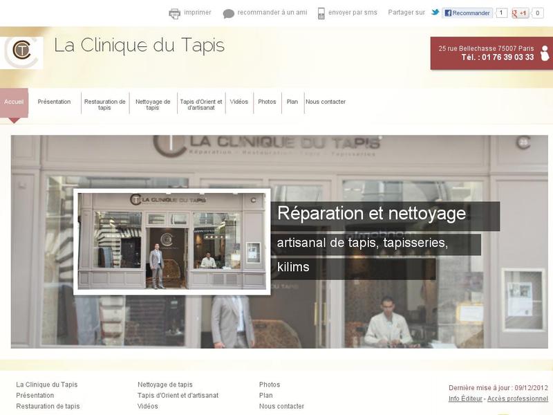 La Clinique du Tapis - Paris 7e - Paris - https://www.nettoyage-reparation-tapis-paris.fr