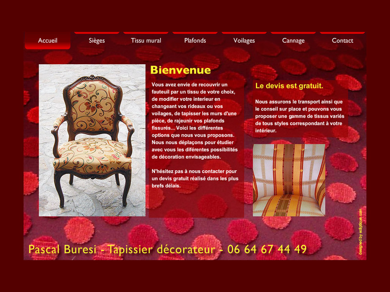 Pascal Buresi - Verrieres le Buisson - http://www.tapissier-buresi.com