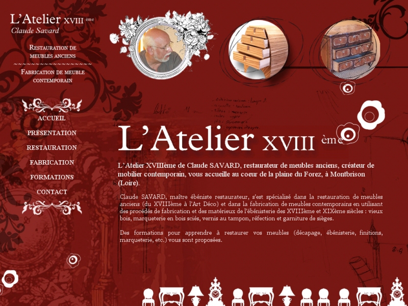 L'Atelier XVIIIe - Claude Savard - Montbrison - http://www.restaurateur-createur-meuble.fr