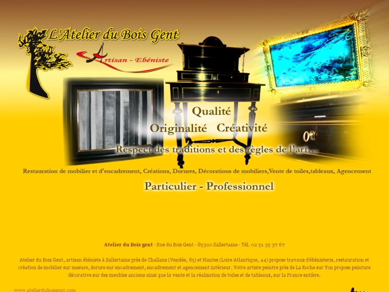 Atelier du Bois Gent - Sallertaine - http://www.atelierduboisgent.com
