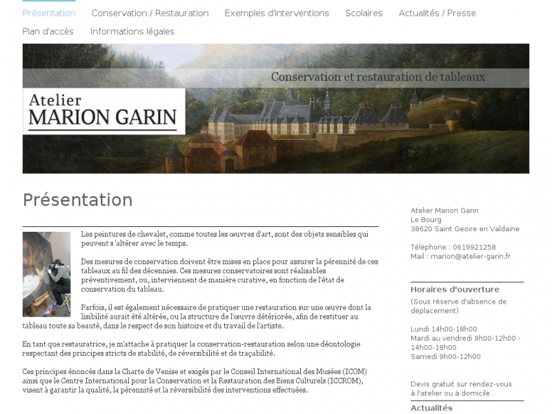 Marion Garin - Saint Geoire en Valdaine - http://www.atelier-garin.fr