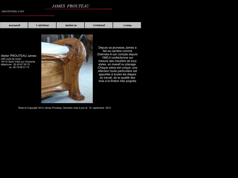 James Prouteau - Saint Yrieix sur Charente - http://jamesprouteau.free.fr