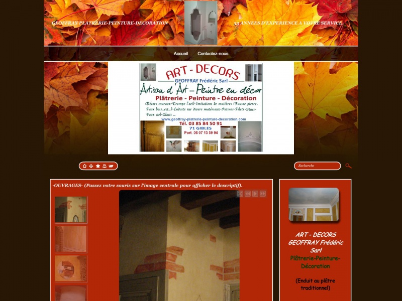 Frédéric Geoffray - Gibles - http://www.geoffray-platrerie-peinture-decoration.com