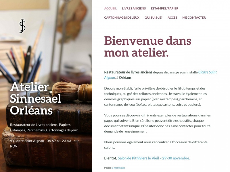 Atelier Sinnesael - Orléans - http://atelier-sinnesael.fr