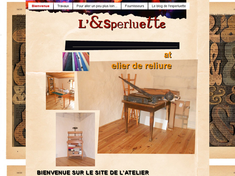 L'Esperluette - Arpaillargues - http://reliure-esperluette.olympe.in