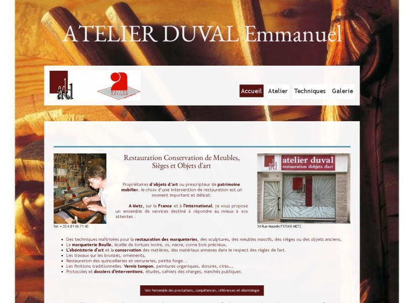 Atelier Emmanuel Duval - Metz - https://www.atelier-duval.com