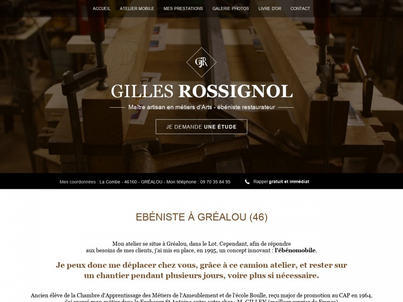 Gilles Rossignol - Gréalou - https://www.ebenisterie-rossignol.fr