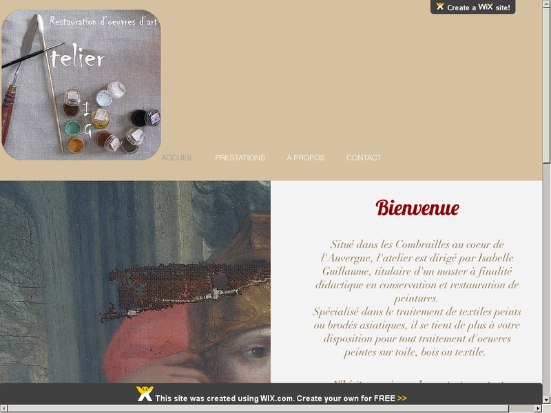 Atelier Isabelle Guillaume - Biollet - https://atelierig.wixsite.com/restaurationpeinture