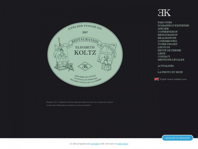 Elisabeth Koltz - Sablé sur Sarthe - http://www.elisabeth-koltz.com