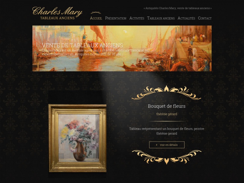 Charles Mary - Neuville de Poitou - http://www.charlesmary-tableaux-anciens.fr