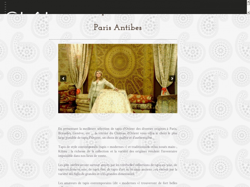 Chateau d'Orient - Paris - http://www.chateau-orient.fr