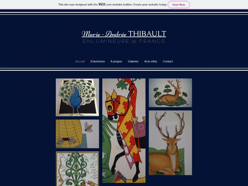 Enlumineure de France - Marie-Andrée Thibault - Angers - https://marieandreethibault.wixsite.com/enluminure