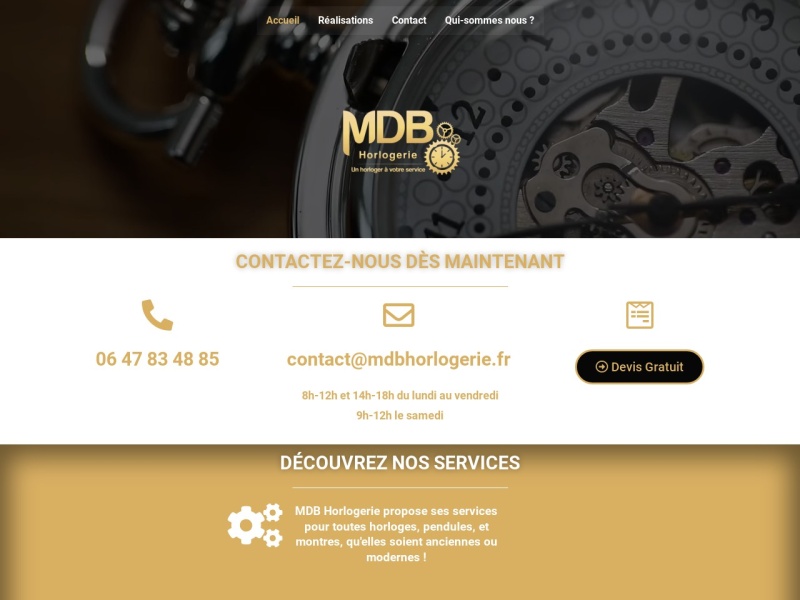 MDB Horlogerie - Brignais - https://mdbhorlogerie.fr