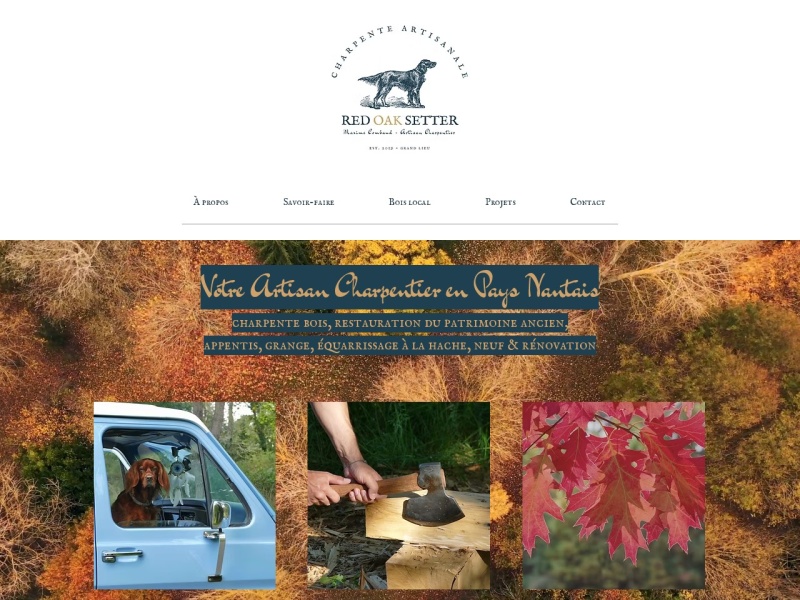 Red Oak Setter - Maxime Combaud - Bouaye - https://www.redoaksetter.com